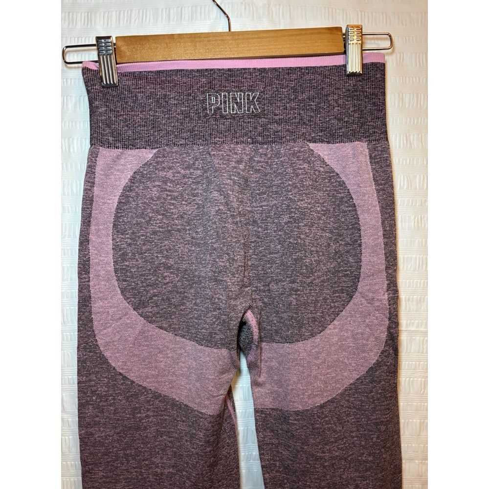 PINK Victoria Secret Seamless Athletic Workout Legging Small S Pink / Black - Picture 6 of 9